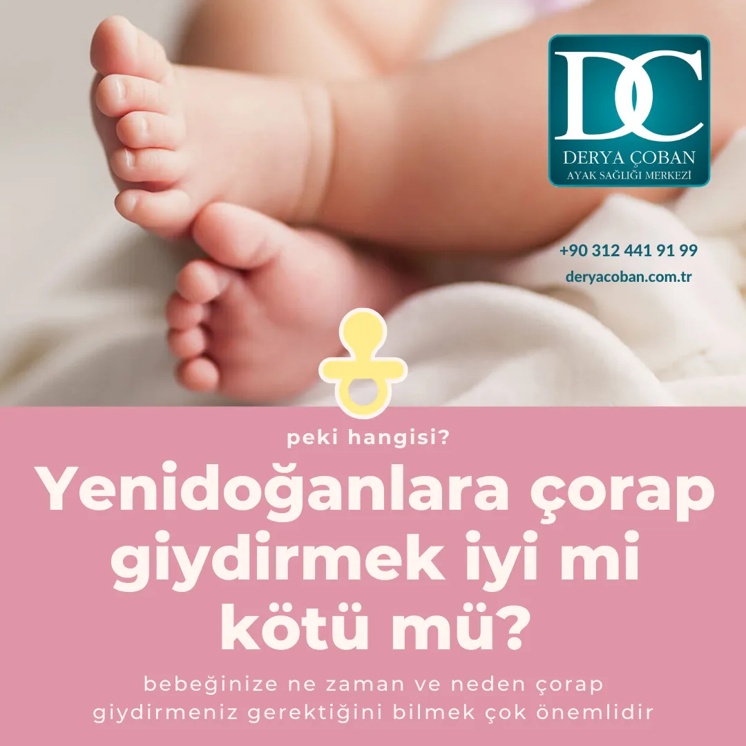 Yenidoğan Bebekler Çorap giymeli mi?