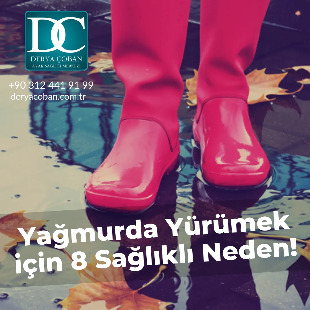 Yağmurda Yürümek için 8 Sağlıklı Neden