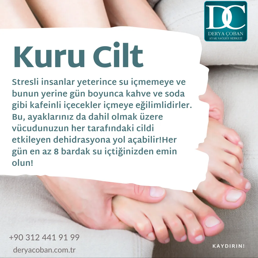 Ayaklarınızda Ortaya Çıkan 7 Stres Belirtisi
