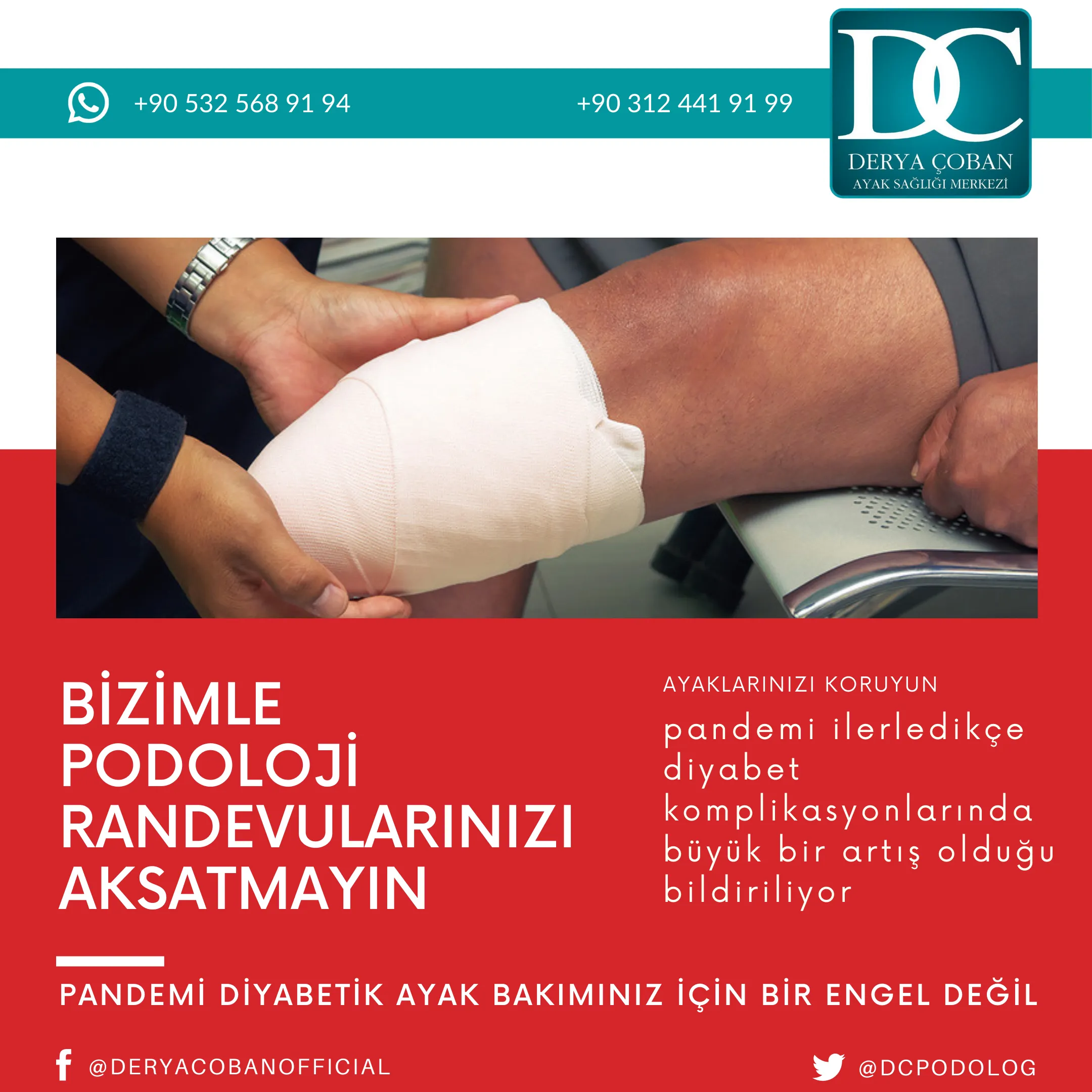 Pandemi Sürecinde Podolog Randevuları Aksatılmamalı
