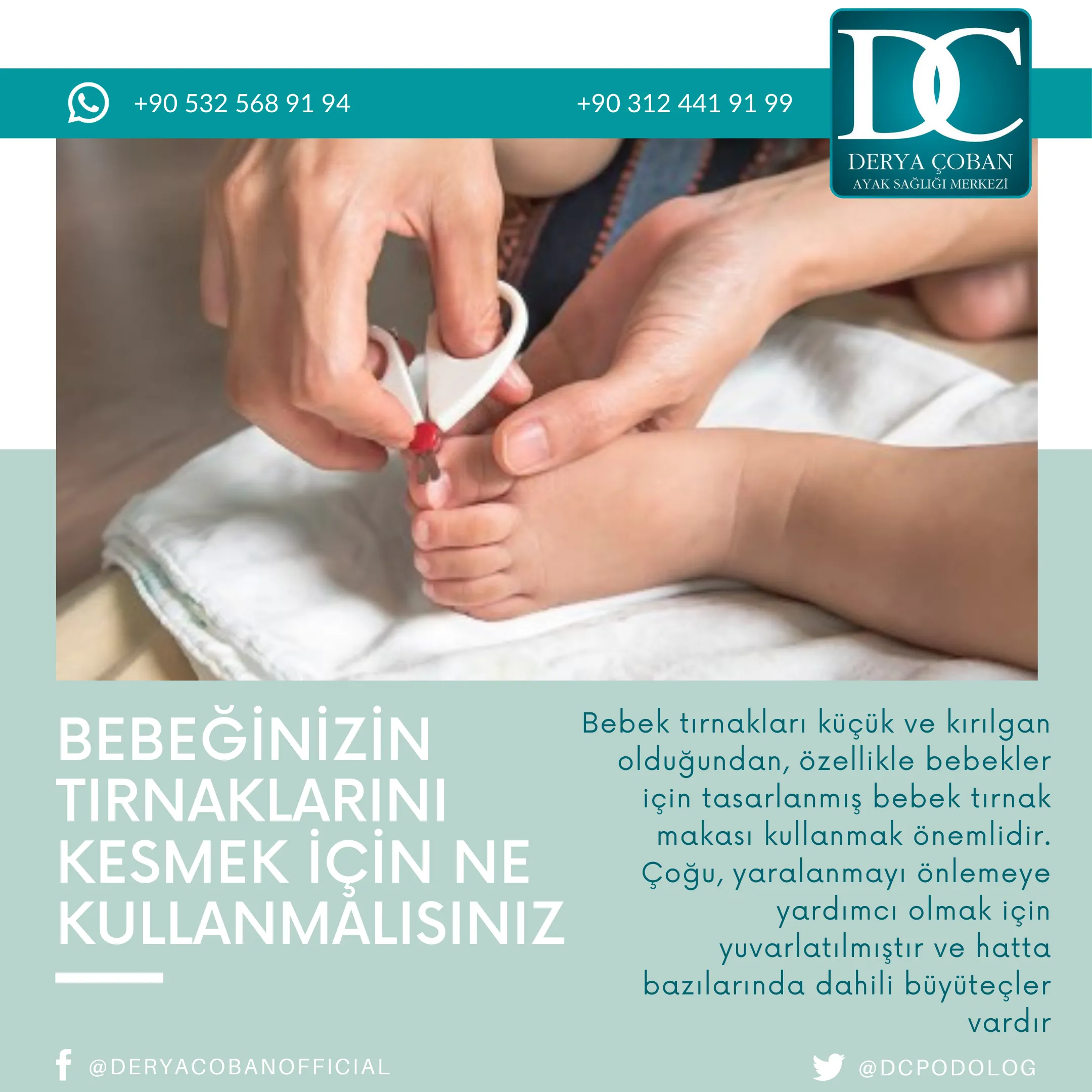 Bebek Tırnakları Nasıl Kesilir?