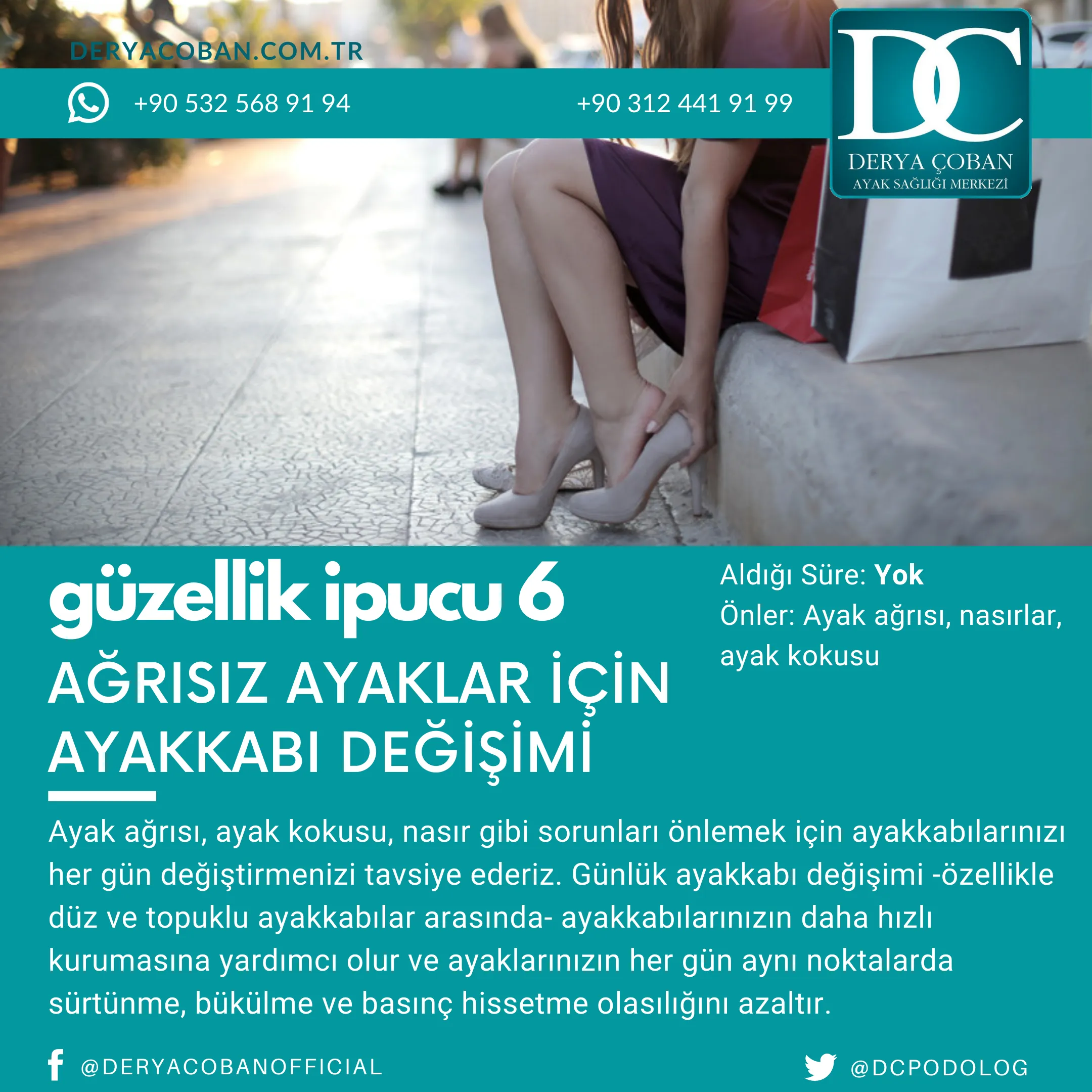 Güzel Ayaklar için Hızlı Bakım İpuçları