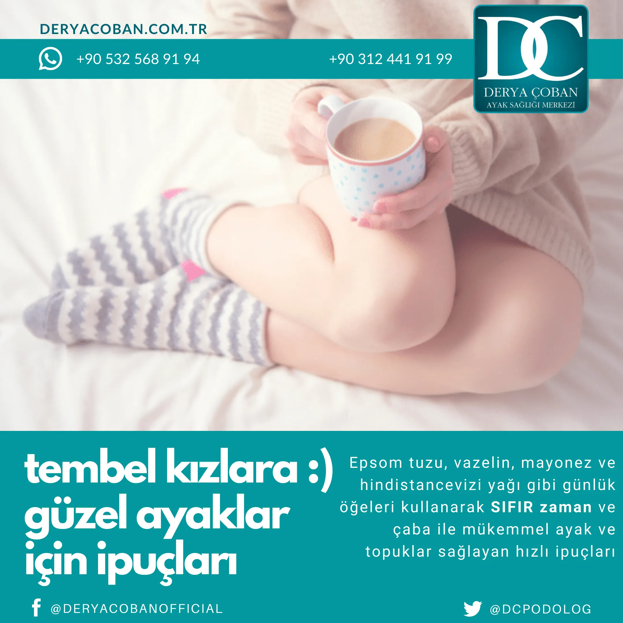 Güzel Ayaklar için Hızlı Bakım İpuçları