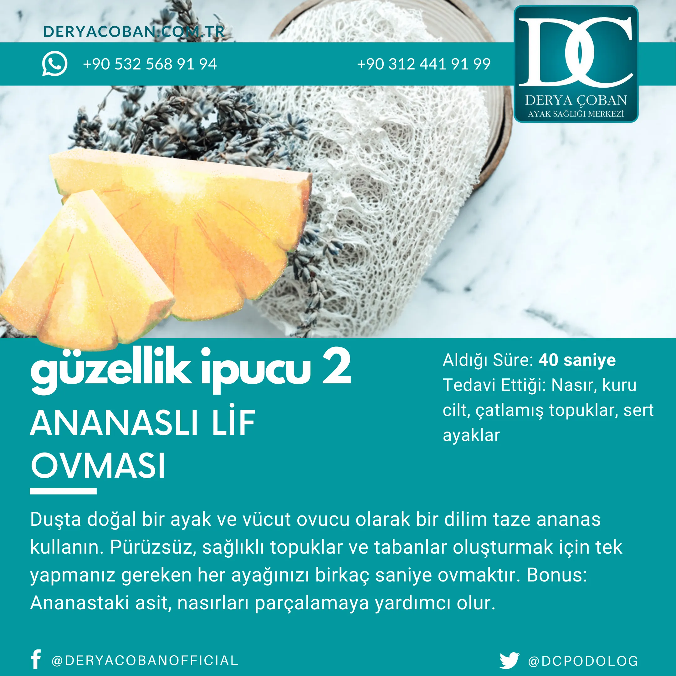Güzel Ayaklar için Hızlı Bakım İpuçları
