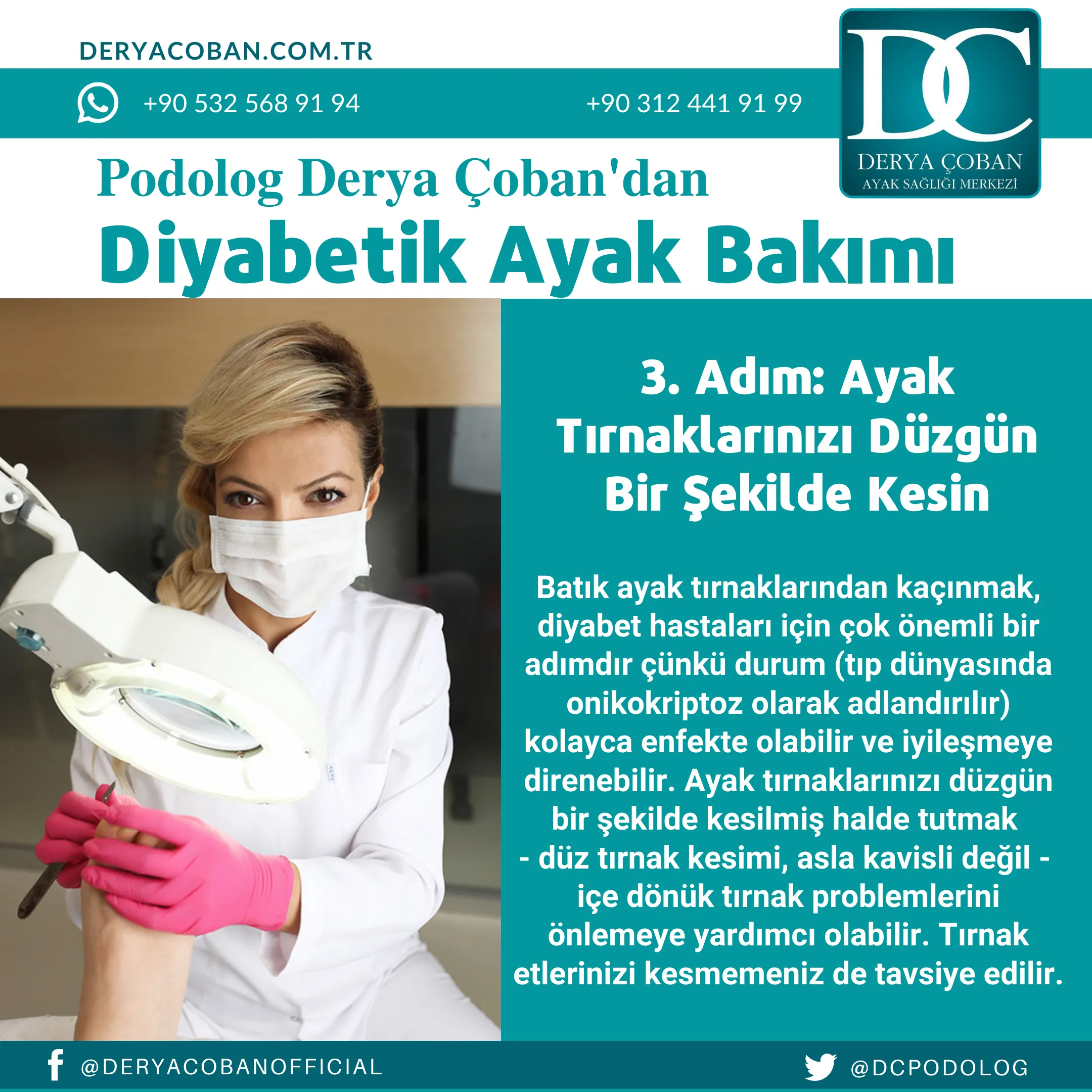 Diyabetik Ayak Bakımı: Podolog Derya Çoban Özel