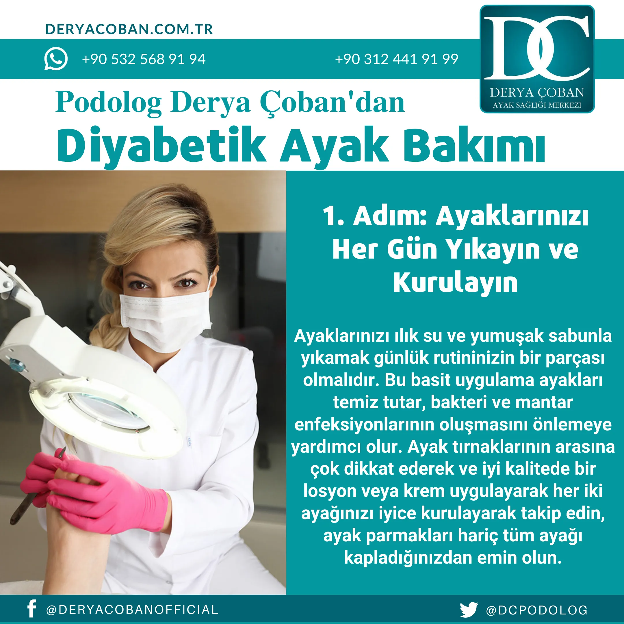 Diyabetik Ayak Bakımı: Podolog Derya Çoban Özel